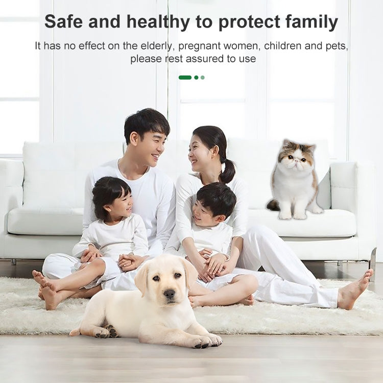 JL-215 Ultrasonic Mosquito Killer High-Power Double-Horn High-Frequency Mouse Repeller, US Plug