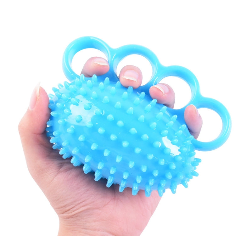 TPR Grip Ball Rehabilitation Hemiplegia Stroke Massage Finger Ball, Specification: Four Fingers, Four Fingers, Two Finger, 6cm (Light Blue), 6cm (Light Orange), 6cm (Yellow), 7cm (Sapphire), 7cm (Deep Blue), 7cm (Light Blue), 7cm (Yellow)              ... Four Fingers