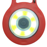 3 PCS Mini Carabiner COB Flashlight Outdoor Portable Keychain Night Fishing Light Random Colour Delivery, Red, Blue, Black, Gray
