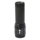 2 PCS Three-Speed Zoom LED Flashlight Mini Aluminum Flashlight