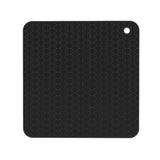 Geometry Kitchen Silicone Pot Holder Heat Insulation Pad Round(Black), Square(Gray), Round(Gray), Square(Black), Round(Black)