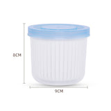 Onion Ginger Garlic Drainage Storage Box Kitchen Vegetable Plastic Storage Box Refrigerator Seal Storage Box, White
