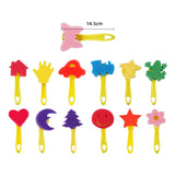 31 In 1 Painting Sponge Seal Early Education Art Graffiti Supplies For Children, 31 in 1/Yellow, 31 in 1/Red, 31 in 1/Blue