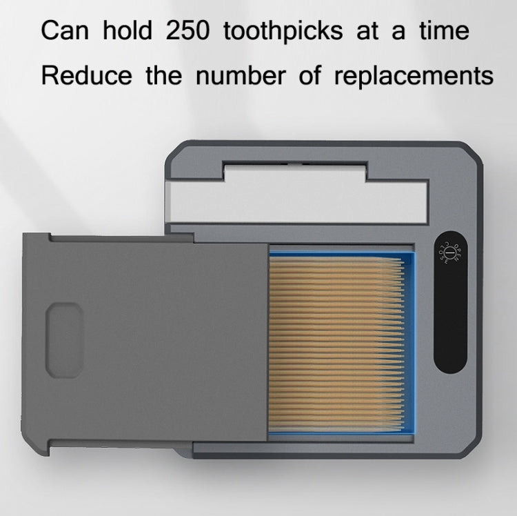 EXPED SMART Intelligent Induction Automatic Toothpick Box Household Restaurant Electric Toothpick Holder, Battery Version, USB Charge Version