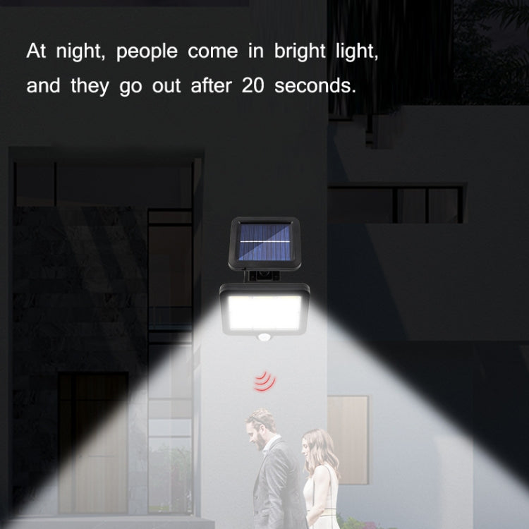 Solar Separated Wall Lamp Outdoor Courtyard Waterproof Human Body Induction Light, 128 COB