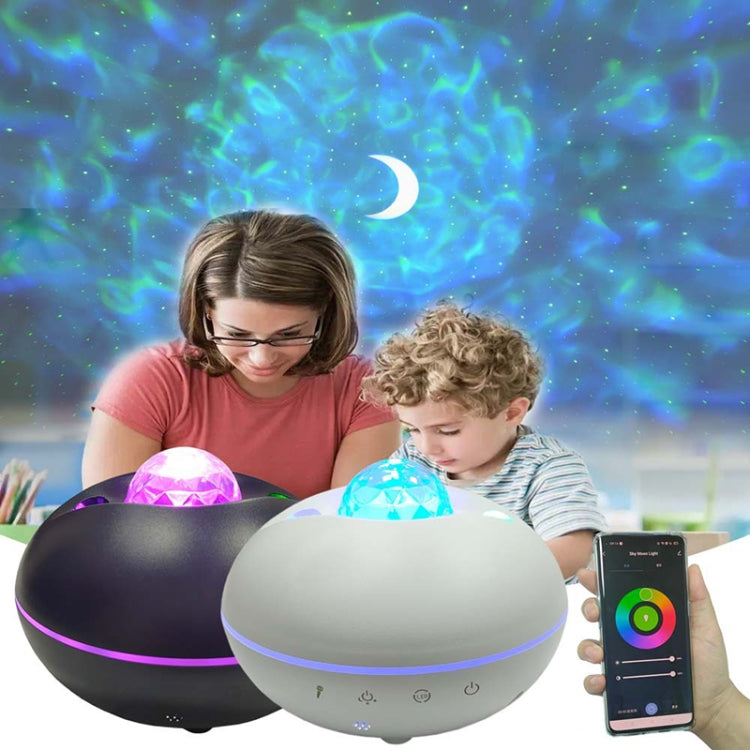 SC526 LED Starry Remote Control Water Pattern Projection Lamp Graffiti Smart Starry Sky Light Wireless Night Light