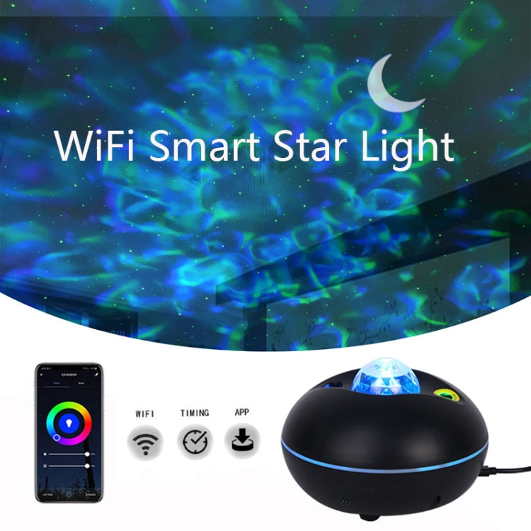 SC526 LED Starry Remote Control Water Pattern Projection Lamp Graffiti Smart Starry Sky Light Wireless Night Light