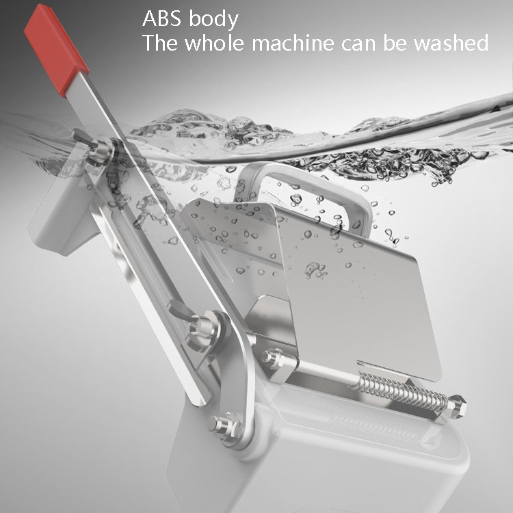 Lamb Slicer Household Manual Vegetable Cutter Meat Slicer, White