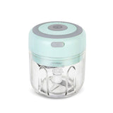 ZM-14 Household Mini Wireless Electric Garlic Masher, White 100ml, Green 100ml, Pink 100ml, High Cup White 250ml, High Cup Green 250ml, High Cup Pink 250ml, White Glass 300ml, Green Glass 300ml, Pink Glass 300ml, White High Cup 250ml + Small Cup 100ml ...