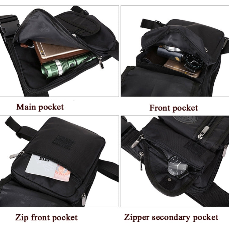 HaoShuai 325 Multi-Function Nylon Leg Bag Mountaineering Outdoor Travel Sports Convenient Waist Bag, Blue, Black, Red, Army Green, Brown, Khaki