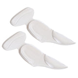 3 in 1 PU Heel Pad Thickened Heel Stick Arch Pad Half Size Pad for Women High Heels, Free Size Free Size Transparent
