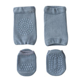 Summer Children Knee Pads Baby Floor Socks Baby Non-Slip Crawling Sports Protection Suit, S 0-1 Years Old, M 1-3 Years Old