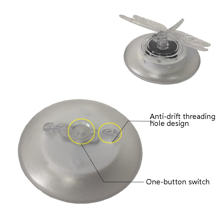 Solar Pool Floating Light Outdoor Villa Swimming Pool RGB Light Garden Grass Light, Butterfly, Dragonfly