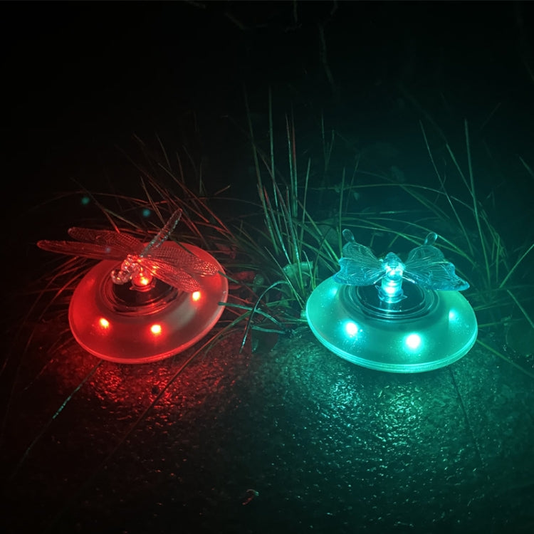 Solar Pool Floating Light Outdoor Villa Swimming Pool RGB Light Garden Grass Light, Butterfly, Dragonfly