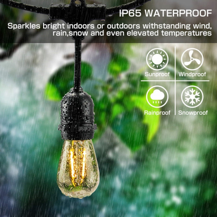 10 In 1 Outdoor Solar Bulb String Lamp Waterproof Solar Garden Light