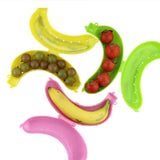 2 PCS Cute 3 Colors Fruit Banana Protector Box Lunch Container Storage Box for Kids
