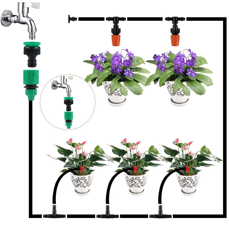 149 In 1 30m Adjustable Dripper DIY Automatic Watering Device Drip Irrigation Kit, 149 In 1