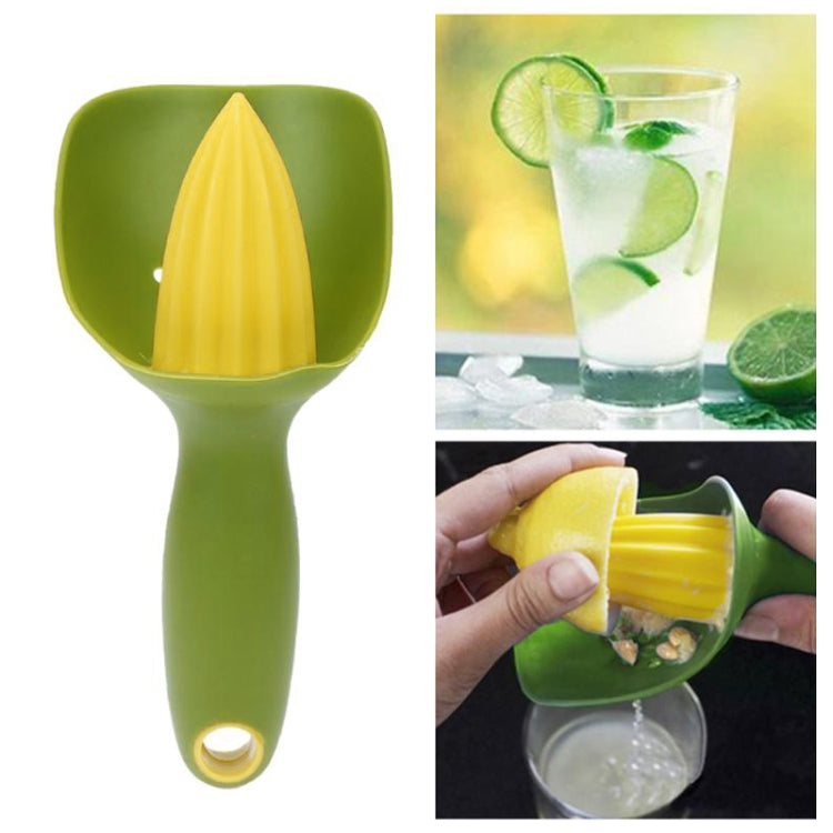 Manual Fruit Lemon Juicer Kitchenware, Green, Dark Grey