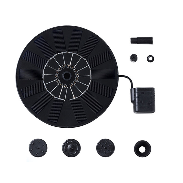 Outdoor Pool Waterview Flow Water Floating Solar Fountain, Solar Fountain