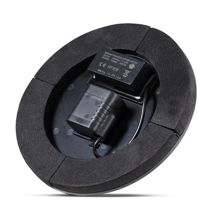 Outdoor Pool Waterview Flow Water Floating Solar Fountain, Solar Fountain