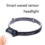 Smart Sensor Outdoor USB Headlight LED Portable Strong Light Night Running Headlight, Black 3W 100LM, White 3W 100LM, Orange 3W 100LM, White 5W 140LM, Orange 5W 140LM