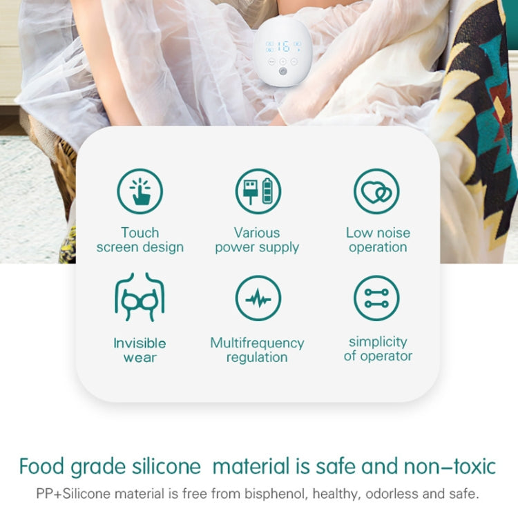 Wearable Automatic Breast Pump Massage Hands-free Invisible Wireless Large Suction Breast Pump, S4DW - English, S9 - English - Gray, S9 - English - Pink, S9 - English - Green, S10 - English - Gray, S10 - English - White Blue, S12 - English - Medical Bl...