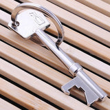 15 PCS Key Shape Keychain Beer Bottle Opener, Key Shape