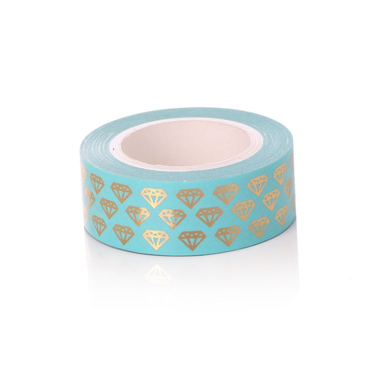 8 Rolls / Set Simple Basic Material Stamping Paper Tape Hand Ledger Decoration Sticker, 8 Rolls / Set