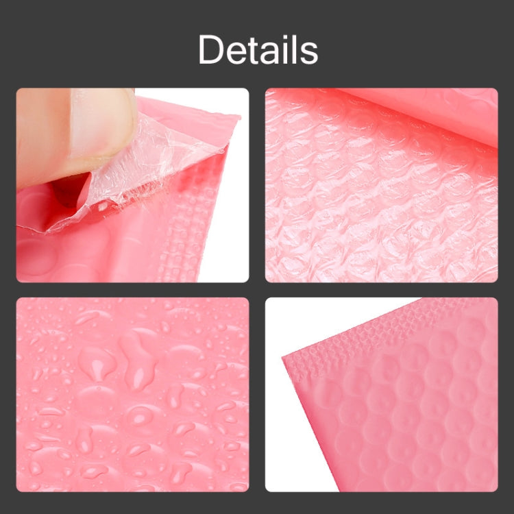100 PCS Pink Co-Extrusion Film Bubble Bag Logistics Packaging Thickened Packaging Bag Size：, 13x15cm, 15x20cm, 18x20cm, 11x15cm, 13x18cm, 15x18cm, 18x23cm, 20x25cm, 22x30cm