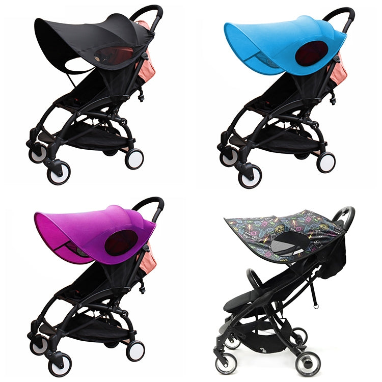 Stroller Sunshade Anti-Ultraviolet Stroller Shed, Black Waterproof