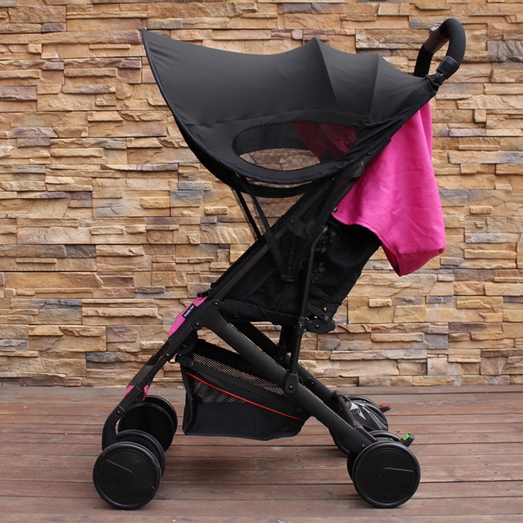 Stroller Sunshade Anti-Ultraviolet Stroller Shed, Black Waterproof