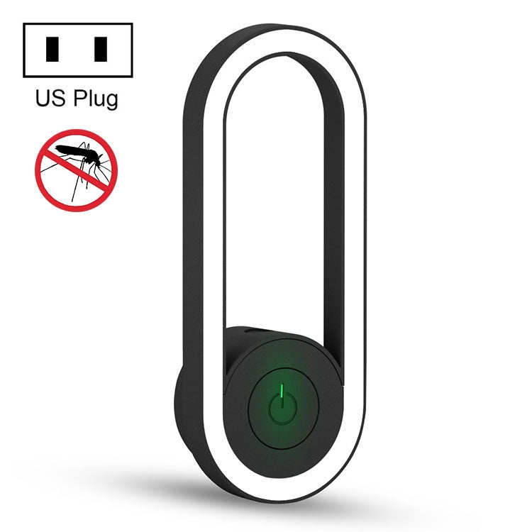 TS-06-13 Ultrasonic Mosquito Repellent Electronic Night Light Mosquito Repellent US Plug, Black, White, Green Black