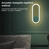 TS-06-13 Ultrasonic Mosquito Repellent Electronic Night Light Mosquito Repellent US Plug, Black, White, Green