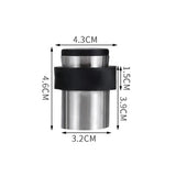 Rubber Anti-Collision Door Gear Punching Stainless Steel Round Door Resistant Home Floor-Shaped Cylindrical Door Touch, 46mm Punch, 60mm Punch, 80mm Punch, 46mm Punch-free, 60mm Punch-free, 80mm Punch-free, Brushed Steel 46mm With Plastic Head+Punch-fr...