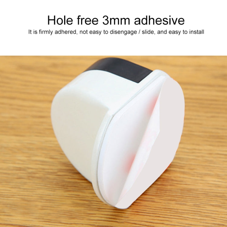 Stainless Steel Punch-Free Door Pad Bedroom Bathroom Invisible Anti-Collision Rubber Door Stopper, Black, Green Bronze, Red Bronze, Brushed Steel, Yellow Bronze, Porcelain White, Bright Gold