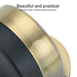 Stainless Steel Punch-Free Door Pad Bedroom Bathroom Invisible Anti-Collision Rubber Door Stopper, Black, Green Bronze, Red Bronze, Brushed Steel, Yellow Bronze, Porcelain White, Bright Gold