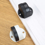 Stainless Steel Punch-Free Door Pad Bedroom Bathroom Invisible Anti-Collision Rubber Door Stopper, Black, Green Bronze, Red Bronze, Brushed Steel, Yellow Bronze, Porcelain White, Bright Gold