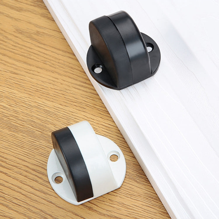 Stainless Steel Punch-Free Door Pad Bedroom Bathroom Invisible Anti-Collision Rubber Door Stopper, Black, Green Bronze, Red Bronze, Brushed Steel, Yellow Bronze, Porcelain White, Bright Gold