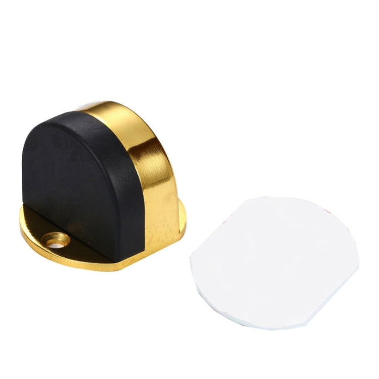 Stainless Steel Punch-Free Door Pad Bedroom Bathroom Invisible Anti-Collision Rubber Door Stopper, Black, Green Bronze, Red Bronze, Brushed Steel, Yellow Bronze, Porcelain White, Bright Gold