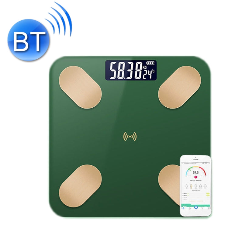 Smart Bluetooth Weight Scale Home Body Fat Measurement Health Scale, Battery Model, Charge Model, Solar + Charge Model