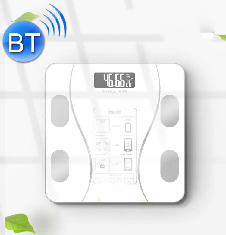 Smart Bluetooth Weight Scale Home Body Fat Measurement Health Scale, Battery Model, Charge Model, Solar + Charge Model