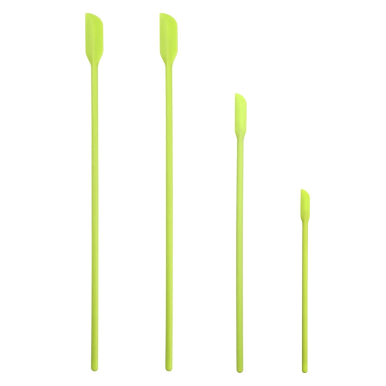 4 in 1 Silicone Mini-Pointed Scraper Lengthening Cosmetic Bottle Scraper Jam Spatula Set, 4 in 1 Red, 4 in 1 Black, 4 in 1 Colorful, 4 in 1 Purple, 4 in 1 Green