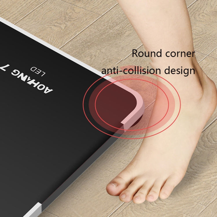 AOHANG7 Home Precision Weight Scale, Battery Version(Red), Battery Version(Rose Gold), Battery Version(Bright Black)
