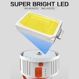 Solar LED Bulb Light Household Emergency Light Mobile Night Market Lamp, Style:, V65 8W 24 LED 2 Battery, V65 8W 24 LED 2 Battery + Power Output, V65 8W 24 LED 2 Battery + Remote Control, V66 8W 42 LED 3 Battery + Power Output                         ...