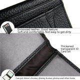 Defense RFID Bag Multi-Card ID Card Bag, Black, Dark Brown