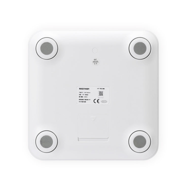8066 Smart Body Fat Electronic Scale Home Bluetooth Weight Scale, Battery Style(White), Charging Style(White)
