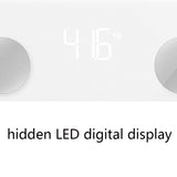 8066 Smart Body Fat Electronic Scale Home Bluetooth Weight Scale, Battery Style(White), Charging Style(White)