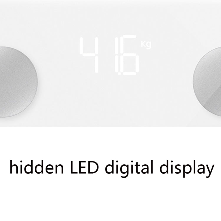 8066 Smart Body Fat Electronic Scale Home Bluetooth Weight Scale, Battery Style(White), Charging Style(White)