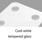 8066 Smart Body Fat Electronic Scale Home Bluetooth Weight Scale, Battery Style(White), Charging Style(White)