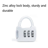 6 PCS Xmm-8007 Cartoon Cat Metal Digital Password Lock Mini Small Padlock, Mix Color Random Delivery